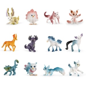 Set Figurine Magical Animals, 12 Piese, 7 cm, Multicolor