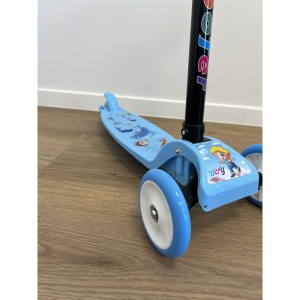 Trotineta Pentru Copii cu Desene, Plastic Rezistent, Albastru, 2 ani+ - Img 2
