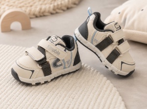 Adidași Copii pentru Primii Pași, Talpă Flexibilă, Design Ergonomic, Gri-Alb - Img 4