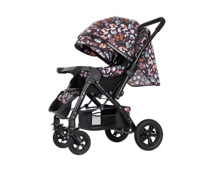 Carucior Copii Multifunctional 2 in 1 Reglabil, Pozitie Somn, Maner Reversibil, Animal Kingdom 9912