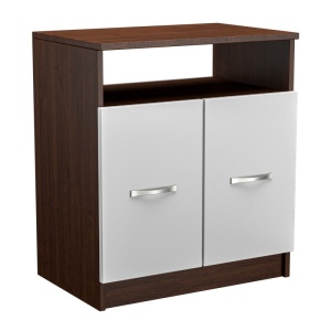 Comoda Sienna Wenghe/Alb, cu Usi, 63,6x72,5x42 (cm)