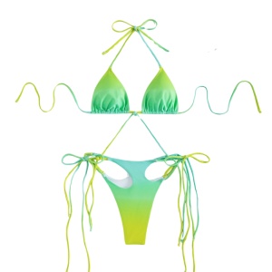 Costum de Baie Doua Piese Green