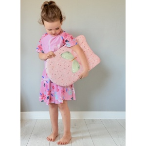 Costum de Baie Pentru Copii, Intreg, cu Protectie UV, Roz
