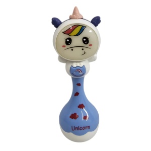 Jucarie Interactiva pentru Copii, cu Sunete si Lumini, Model Unicorn, Plastic, 12 luni+ - Img 2