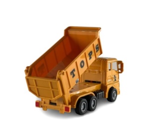 Jucarie Masinuta Basculanta pentru Baieti, Galben, 11 cm, Plastic - Img 4