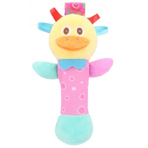 Jucarie Senzoriala Multicolora pentru Bebe, Plus, cu Sunet, Model Pui