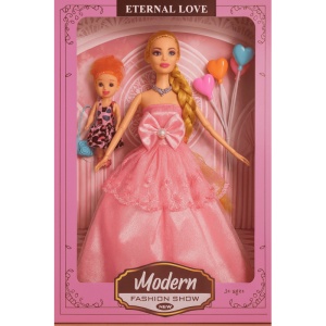 Set Papusi Mama si Copilul, cu Accesorii, 30 cm , 3 ani+ - Img 2