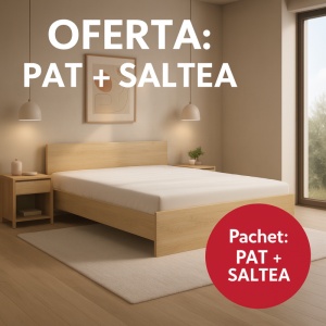 SET Pat Diana Sonoma + Saltea Ortopedica
