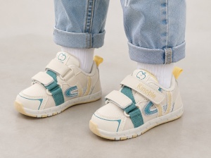 Adidași Copii pentru Primii Pași, Talpă Flexibilă, Design Ergonomic, Bleu-Alb - Img 4