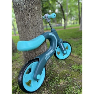 Bicicleta fara pedale pentru copii, Happy Baby, Turquoize, 2 ani+ - Img 3