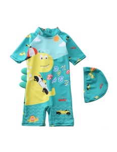Costum de Baie Copii Dino in Vacantion Doua Piese - Img 2