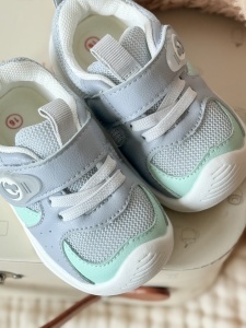 Incaltaminte Copii Stil Adidas, cu Elastic si Scai, Brant Moale, Talpa Cauciuc, Gri - Img 5