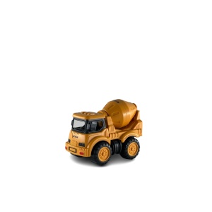 Jucarie Masinuta Cisterna Model 2 pentru Baieti, Galben, 10 cm, Plastic - Img 2