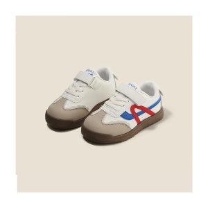 Pantofi Sport Pentru Copii – Sneakerși Albastru/Roșu/Alb cu Talpă Antiderapantă și Magic Tape