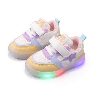 Pantofi Sport pentru Copii cu LED, Multicolori, Talpă Luminoasă Flexibilă, Închidere cu Scai, Design Modern și Confortabil - Img 2