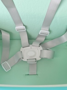 Scaun de Masa Mini Pentru Copii, Inaltime Ajustabila, Pliabil, Spatar Reglabil, 6- 36 luni, Albastru - Img 4