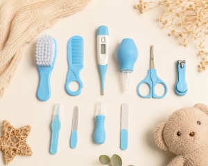 Set Pentru Ingrijire si Igiena a Bebelusilor, 10 Accesorii