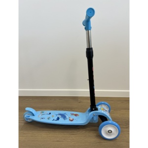 Trotineta Pentru Copii cu Desene, Plastic Rezistent, Albastru, 2 ani+