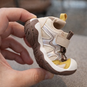 Adidași Copii, cu Arici și Talpă Flexibilă, Ușori, Comozi, Design Ergonomic, Crem - Img 2