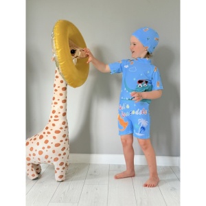 Costum de Baie Copii Dino and Crocodile Doua Piese