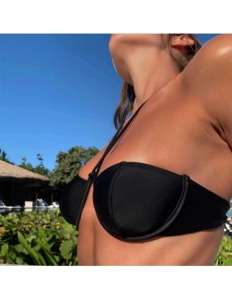 Costum de Baie Doua Piese, All Black - Img 2