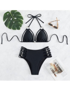 Costum de Baie, Doua Piese, Elegant Black - Img 2