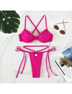 Costum de Baie Doua Piese Pinky - Img 2