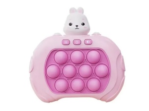 Joc Interactiv Consola Pop It, Cu Muzica Si Lumini, Antistres, Unicorn Roz