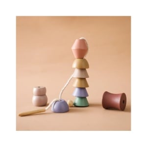 Jucarie de Insirat Montessori, Forme Geometrice, Lemn, 11 Piese, 3 ani + - Img 2