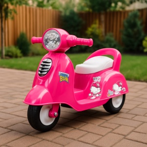 Motocicleta Pentru Copii Mini m&m Fara Pedale, Fucsia, 1.5 ani - Img 2
