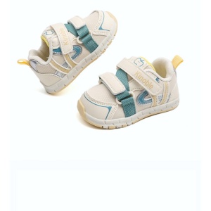 Adidași Copii pentru Primii Pași, Talpă Flexibilă, Design Ergonomic, Bleu-Alb