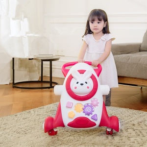 Antepremergator pentru Copii, Multifunctional 3 în 1, Roz, 12 luni+ - Img 2