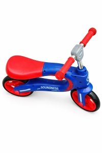 Bicicleta fara pedale pentru copii, Happy Baby, Albastru si Rosu, 2 ani+ - Img 2