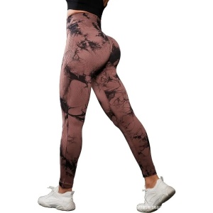 Colanti Sala WNY PRO Tie Dye, Fara Cusatura, Modelatori, Cu Talie Inalta, Maro Si Negru