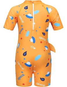 Costum de Baie Copii Dinozaur Astronaut Doua Piese - Img 2