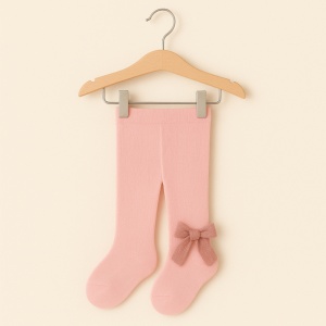 Dres cu Talpa pentru Copii, Roz, Funda Roz, Bumbac Gros