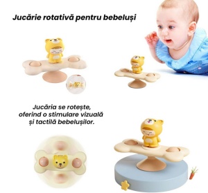 Jucarie Bebelusi cu Ventuza, Catelus Galben - Img 7