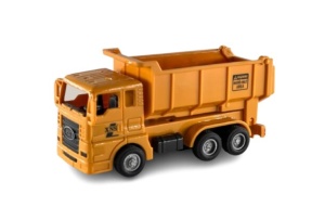 Jucarie Masinuta Basculanta pentru Baieti, Galben, 11 cm, Plastic - Img 5