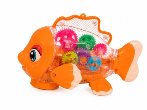 Jucarie Multifunctionala Peste Miscator, cu Lumini si Sunete, Plastic, Multicolora, 3 ani+