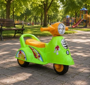 Motocicleta Pentru Copii Mini m&m Fara Pedale, Verde, 1.5 ani - Img 2