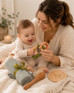 Set Cadou Nou- Nascut, Baby Albastru - Img 2