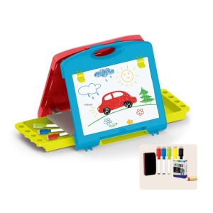 Tablă Magnetică Multifuncțională pentru Copii - Ideală pentru Scris și Desenat, Multicolor, 3ani+ - Img 2