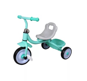 Tricicleta Kids cu Pedale si Cosulet, Turquoise