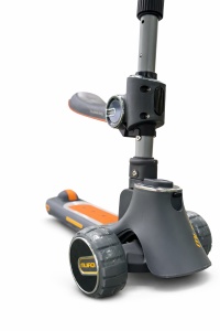 Trotineta 2 In 1 At Performance Pentru Copii, Ghidon Reglabil Pe Inaltime, Sezut Rabatabil, Negru si Portocaliu, 2 ani+ - Img 2