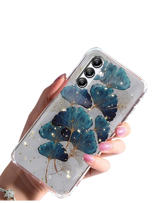 Елегантен ВИСОКОКАЧЕСТВЕН силиконов кейс Gold Glam за Samsung A13 5G