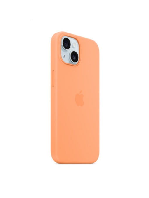 Елегантен Оригинален кейс за iPhone 15 Портокалово оранжево