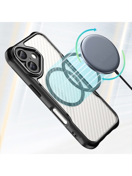 Карбонов калъф Defender Carbon с MagSafe за iPhone 16