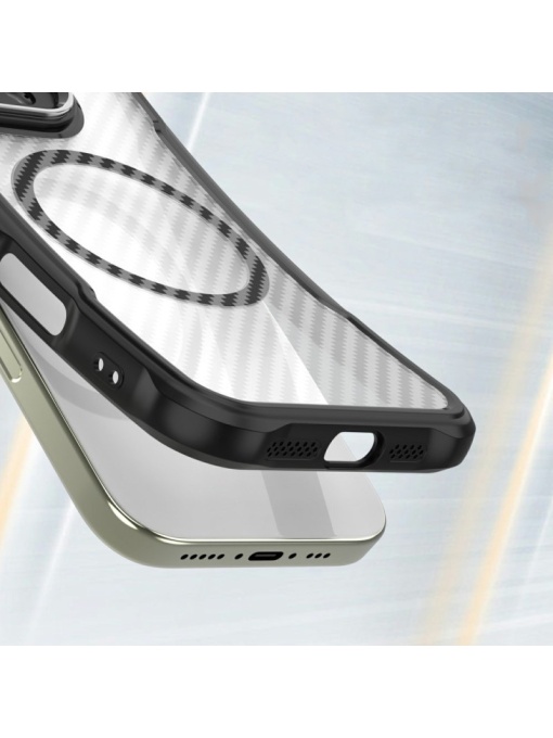 Карбонов Гръб Defender Carbon с MagSafe за Samsung Galaxy S26 Ultra със защита от удари и надрасквания