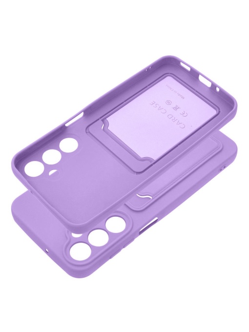 Лилав калъф Card Case за Samsung A15