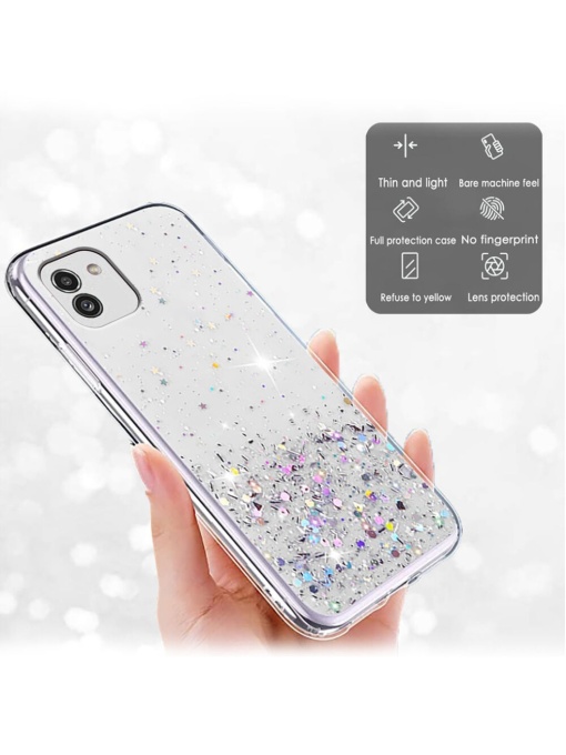 Нежен и елегантен калъф Brilliant Case за Samsung A03 със защита от удари и надрасквания